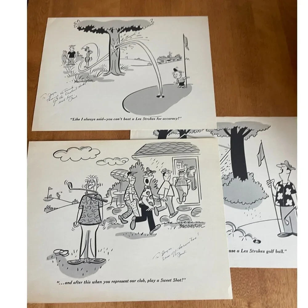 Lot 3 Brad Anderson Marmaduke SIGNED 8.5x11